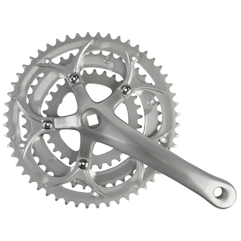 M-Wave 8s Kurbelgarnitur, Silver, 175mm, 30/42-52t M-Wave 8s Kurbelgarnitur, Silver, 175mm, 30/42-52t
