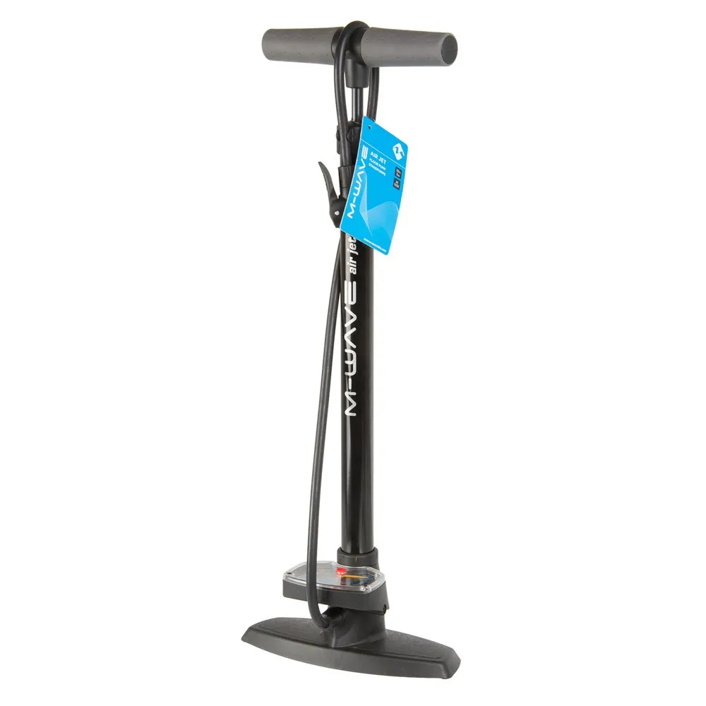 M-Wave Air Jet Standpumpe, Black, 160psi M-Wave Air Jet Standpumpe, Black, 160psi