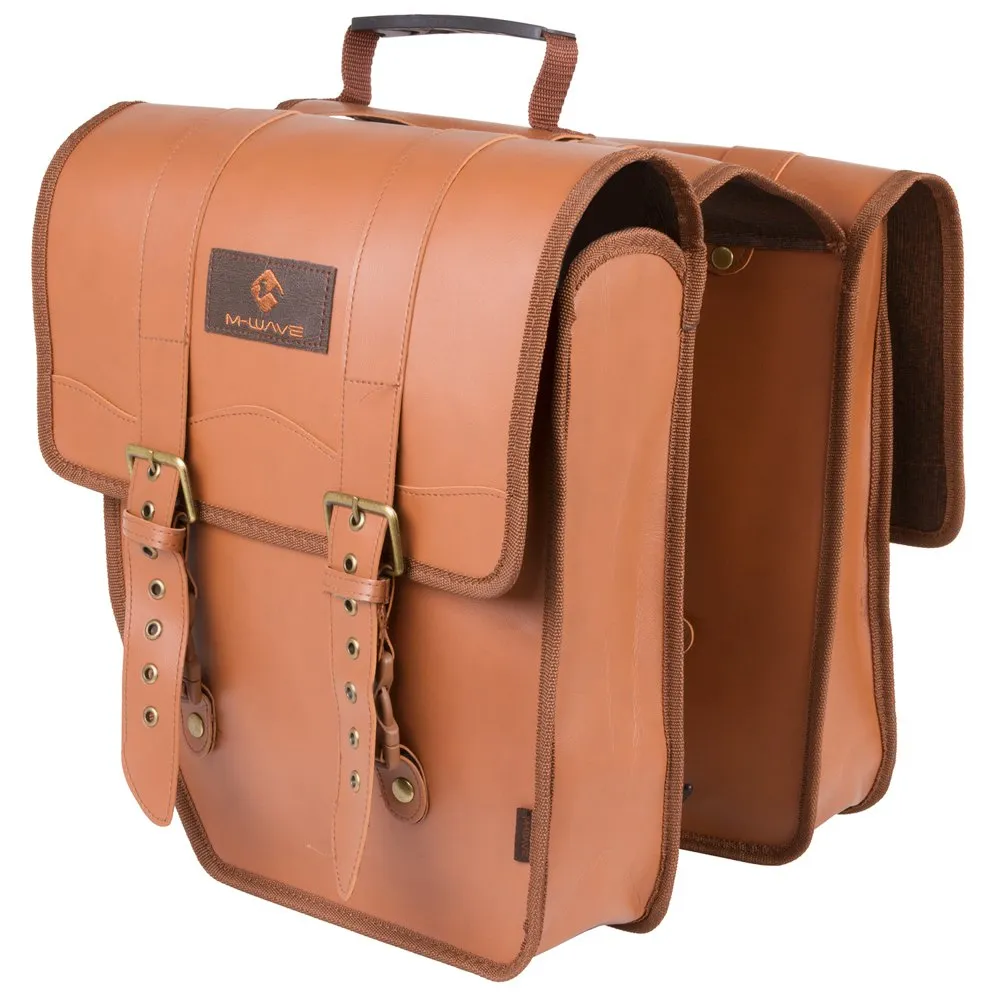 M-Wave Amsterdam Double L Fahrradtaschen 15l, Brown, One Size M-Wave Amsterdam Double L Fahrradtaschen 15l, Brown, One Size