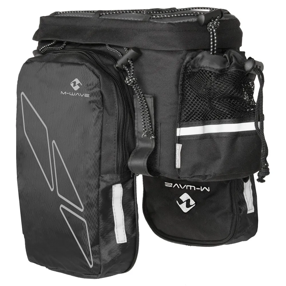 M-Wave Amsterdam Expandable Gepäckträgertasche 16l, Black, One Size M-Wave Amsterdam Expandable Gepäckträgertasche 16l, Black, One Size