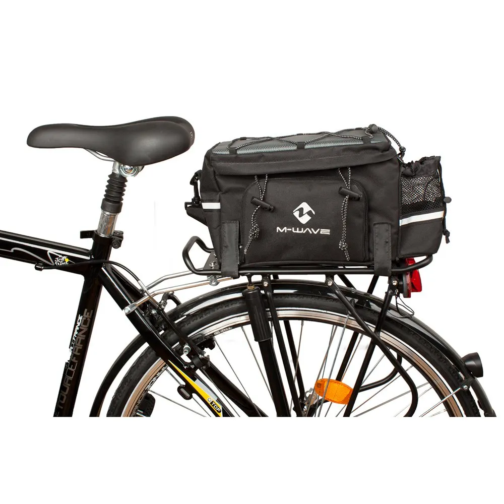 M-Wave Amsterdam Expandable Gepäckträgertasche 16l, Black, One Size M-Wave Amsterdam Expandable Gepäckträgertasche 16l, Black, One Size