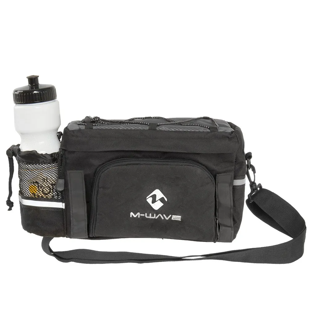 M-Wave Amsterdam Expandable Gepäckträgertasche 16l, Black, One Size M-Wave Amsterdam Expandable Gepäckträgertasche 16l, Black, One Size