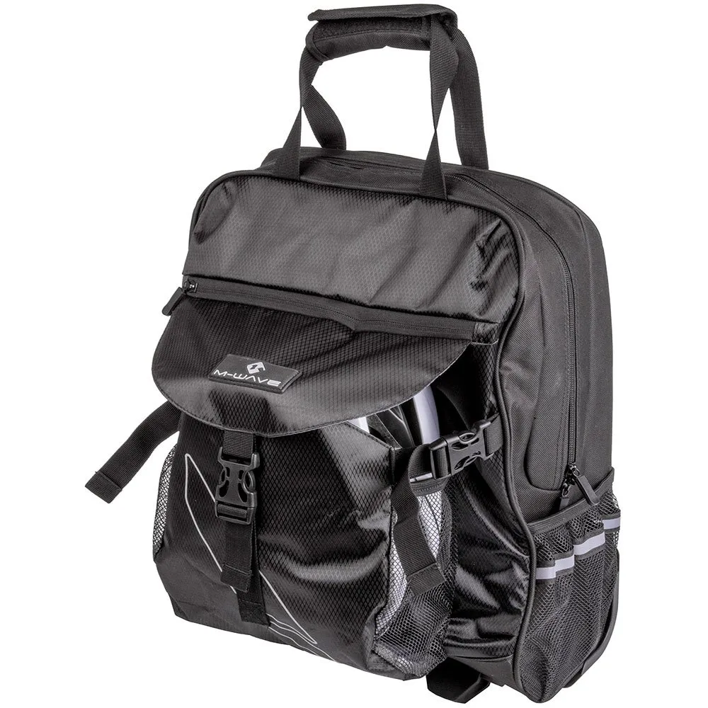 M-Wave Amsterdam Tr Gepäckträgertasche 15l Refurbished, Black, One Size M-Wave Amsterdam Tr Gepäckträgertasche 15l Refurbished, Black, One Size