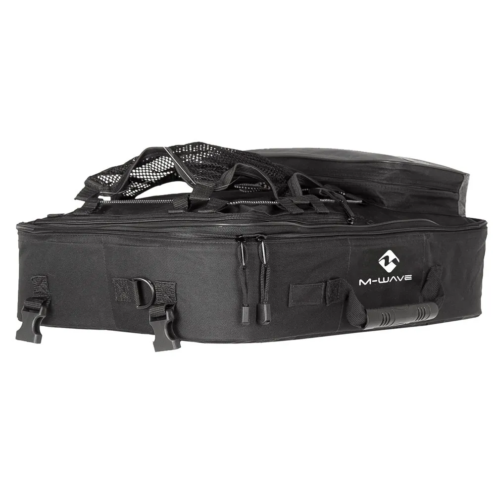 M-Wave Amsterdam Triple 96l Fahrradtasche, Black, One Size M-Wave Amsterdam Triple 96l Fahrradtasche, Black, One Size