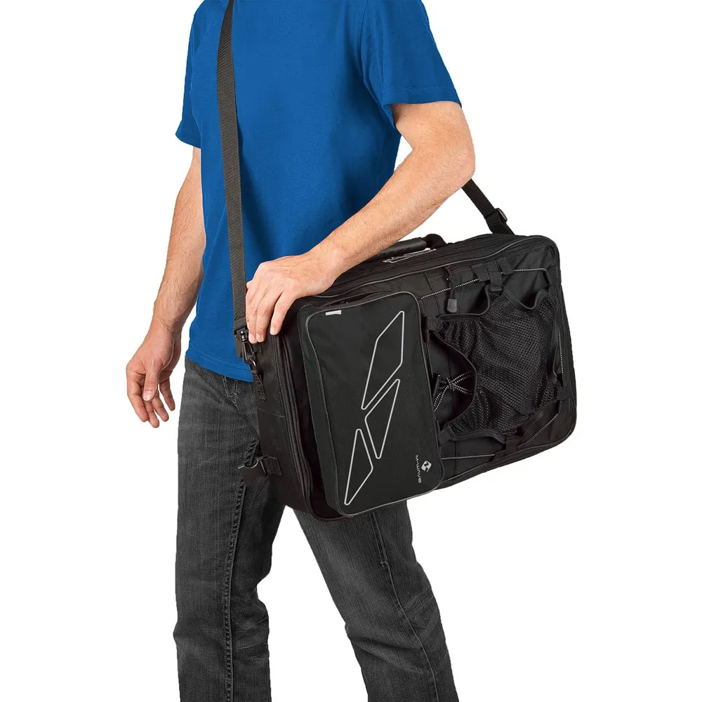 M-Wave Amsterdam Triple 96l Fahrradtasche, Black, One Size M-Wave Amsterdam Triple 96l Fahrradtasche, Black, One Size