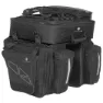 M-Wave Amsterdam Triple 96l Fahrradtasche, Black, One Size