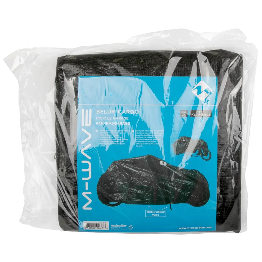 M-Wave Belum Cargo Fahrradabdeckung, Black, One Size M-Wave Belum Cargo Fahrradabdeckung, Black, One Size