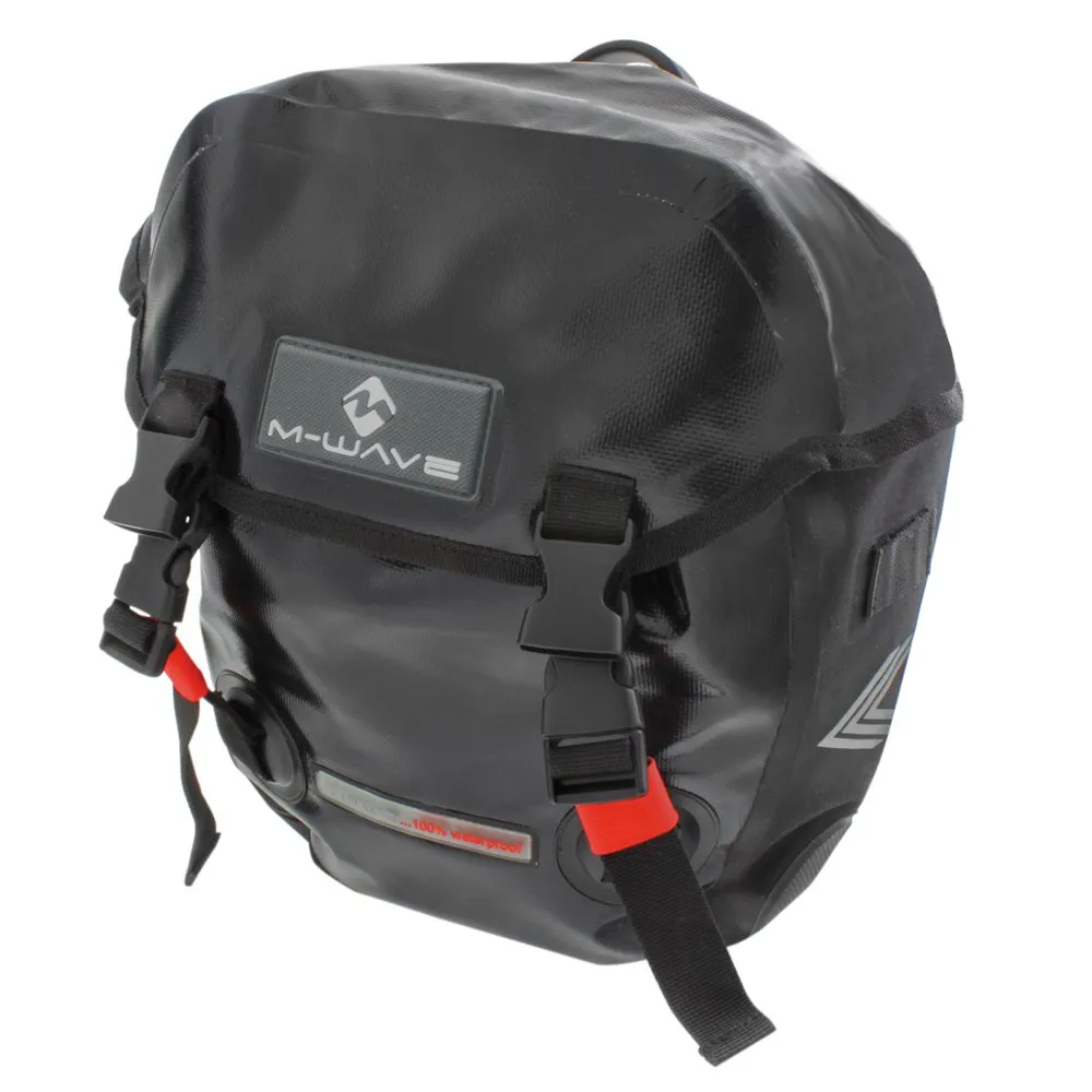 M-Wave Calgary 2x12.5l Fahrradtaschen, Black, One Size M-Wave Calgary 2x12.5l Fahrradtaschen, Black, One Size