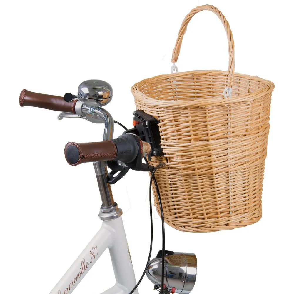 M-Wave Clip Bar Wicker Korb, Black, One Size M-Wave Clip Bar Wicker Korb, Black, One Size