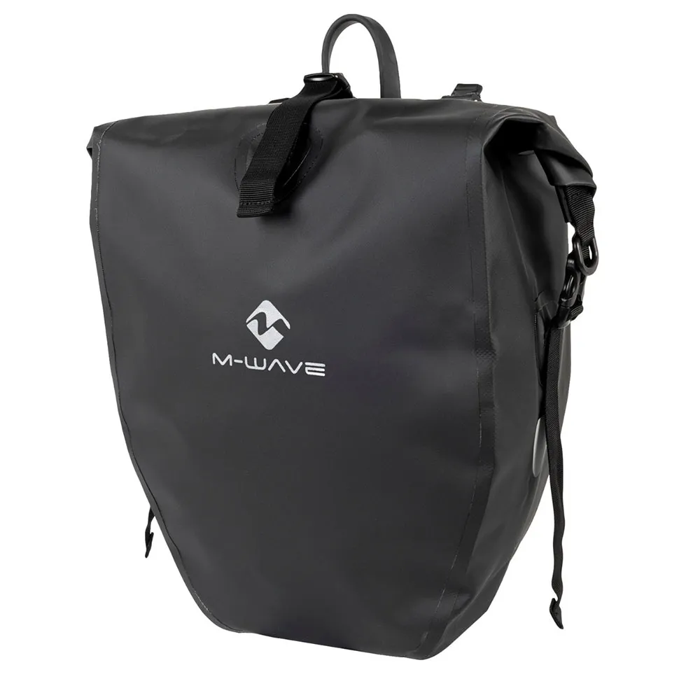 M-Wave Downtown Single Flex Fahrradtasche 22l, Black, One Size M-Wave Downtown Single Flex Fahrradtasche 22l, Black, One Size