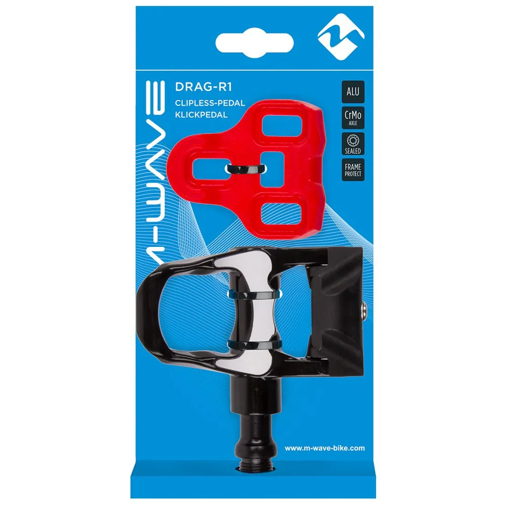 M-Wave Drag R1 Pedale, Black, One Size M-Wave Drag R1 Pedale, Black, One Size