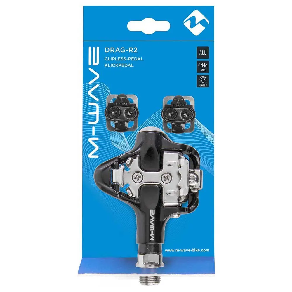 M-Wave Drag R2 Pedale, Black, One Size M-Wave Drag R2 Pedale, Black, One Size