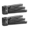 M-Wave F 875-6 Twin Faltschloss, Black, 875mm