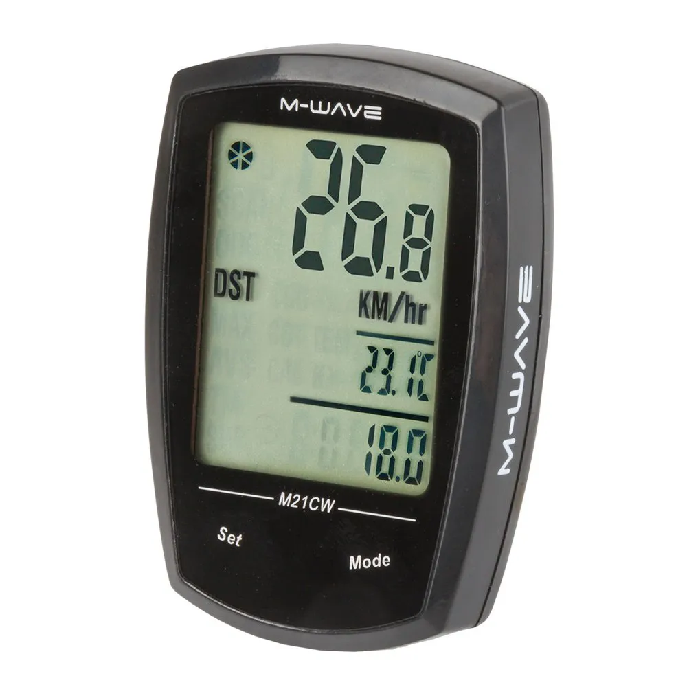M-Wave M21w Fahrradcomputer, Black, One Size M-Wave M21w Fahrradcomputer, Black, One Size