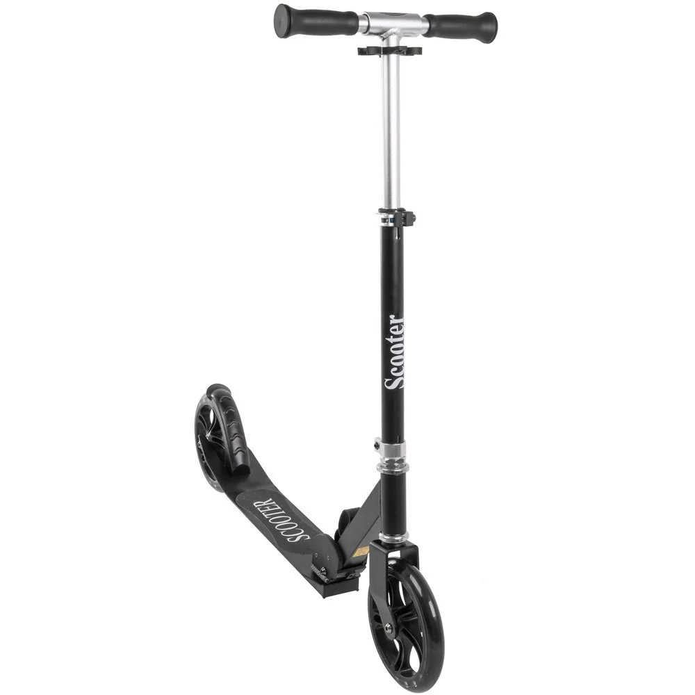 M-Wave Mini 200 Tretroller, Black / silver, One Size M-Wave Mini 200 Tretroller, Black / silver, One Size