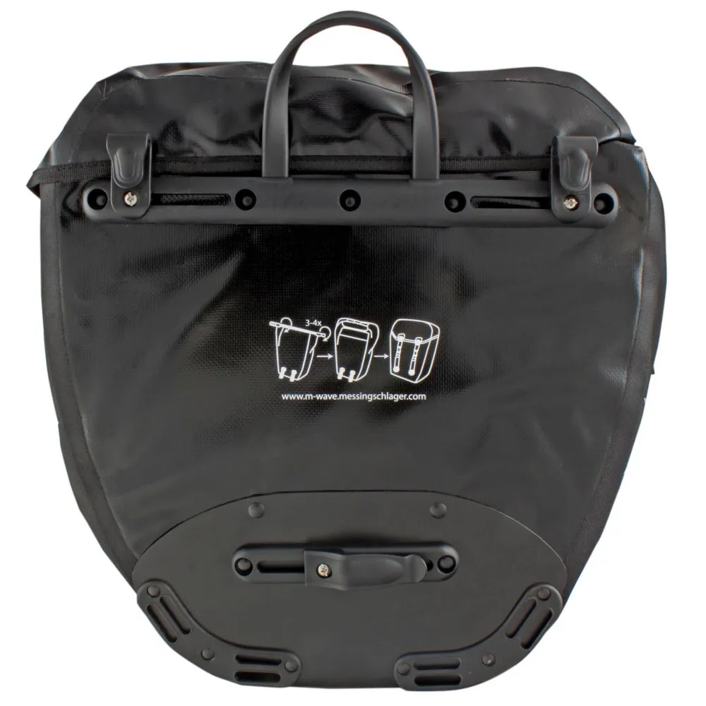 M-Wave Montreal 2x20l Fahrradtaschen, Black, One Size M-Wave Montreal 2x20l Fahrradtaschen, Black, One Size