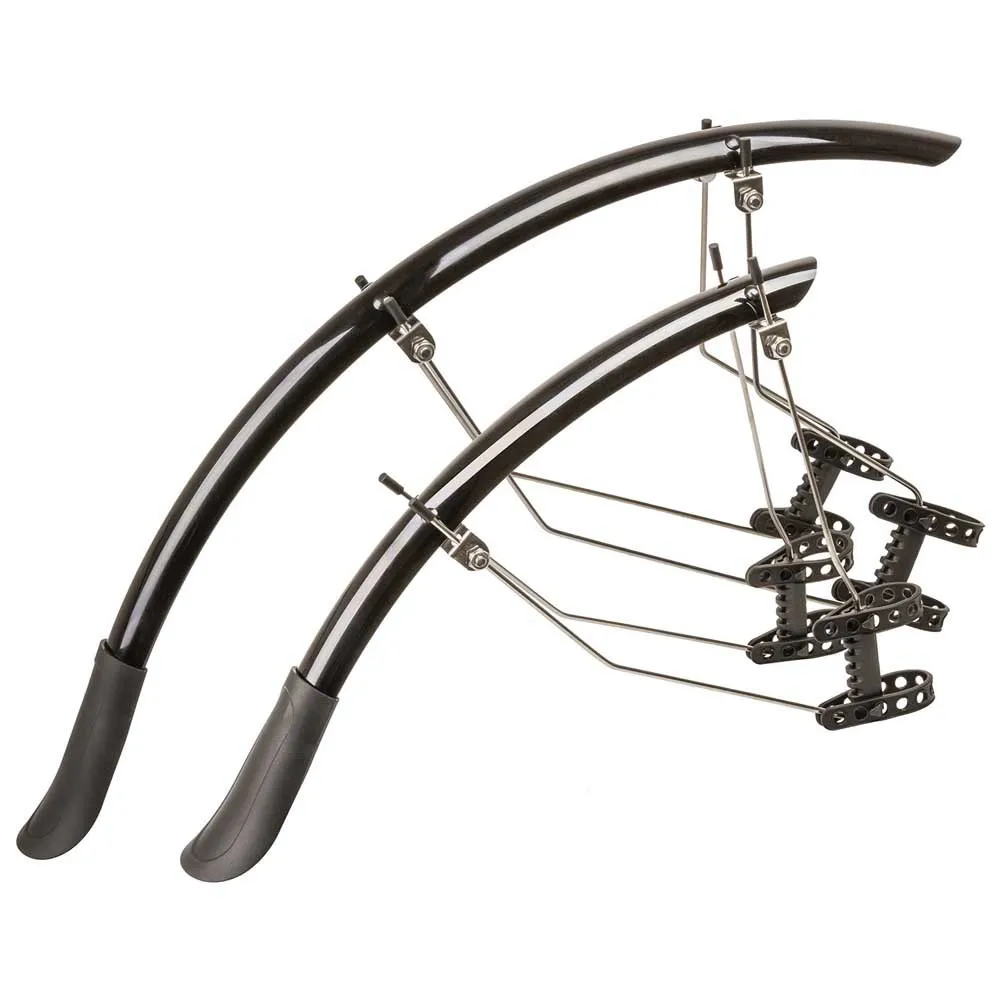 M-Wave Mud Max Race Qr 33 Ext 28´´ Schutzblech-set, Black, 28" - 700 M-Wave Mud Max Race Qr 33 Ext 28´´ Schutzblech-set, Black, 28" - 700