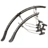 M-Wave Mud Max Race Qr 33 Ext 28´´ Schutzblech-set, Black, 28" - 700