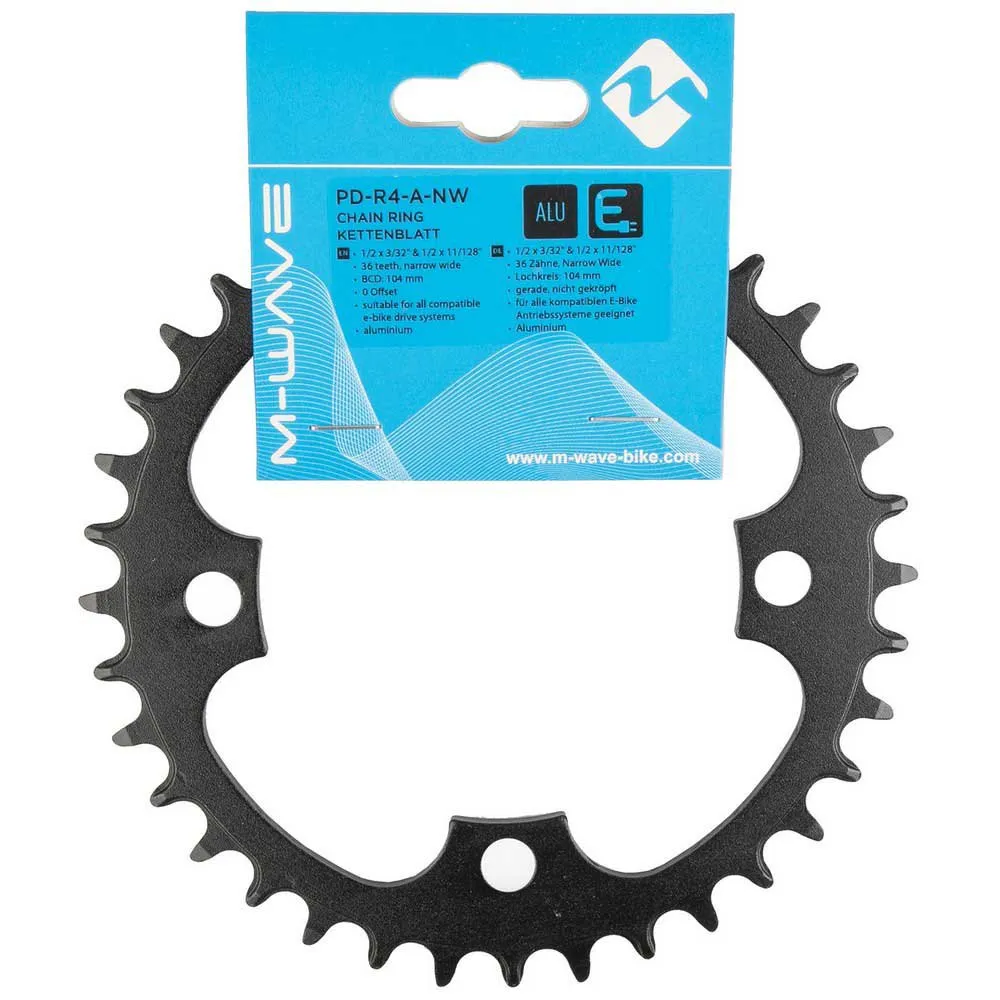 M-Wave Pd-r4 Alloy E-bike Narrow Wide Kettenblatt M-Wave Pd-r4 Alloy E-bike Narrow Wide Kettenblatt