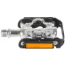 M-Wave Peasy Pedale, Black / silver, One Size