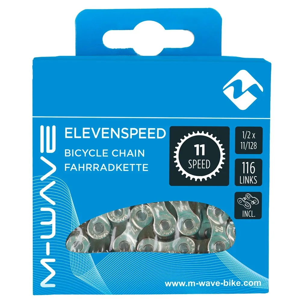 M-Wave Road/mtb Kette, Grey, 116 Links