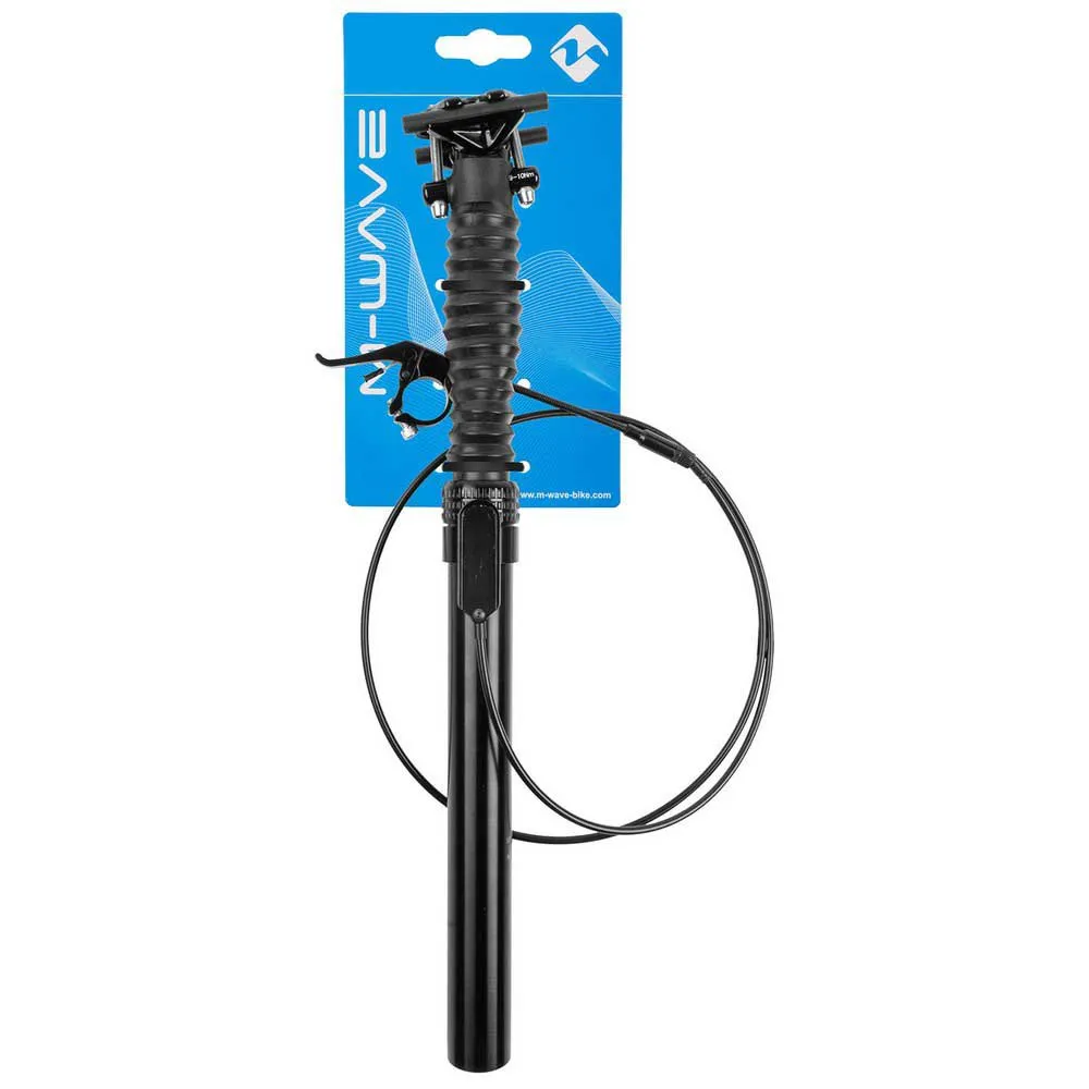 M-Wave Sp110-adj Qr Teleskop-sattelstütze, Black aluminium, 335-445mm, 31.6mm M-Wave Sp110-adj Qr Teleskop-sattelstütze, Black aluminium, 335-445mm, 31.6mm
