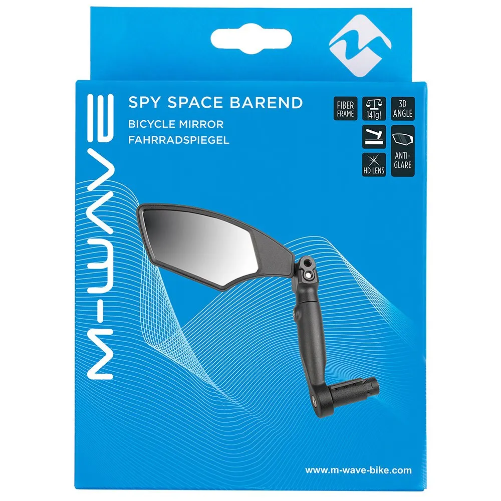 M-Wave Spy Space Rückspiegel, Black, One Size M-Wave Spy Space Rückspiegel, Black, One Size