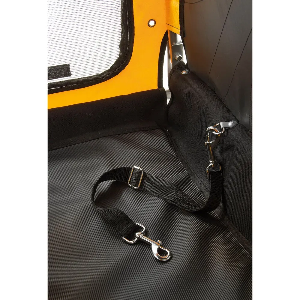 M-Wave Stalwart Pet Fahrradanhänger, Yellow / black, Max 30kg