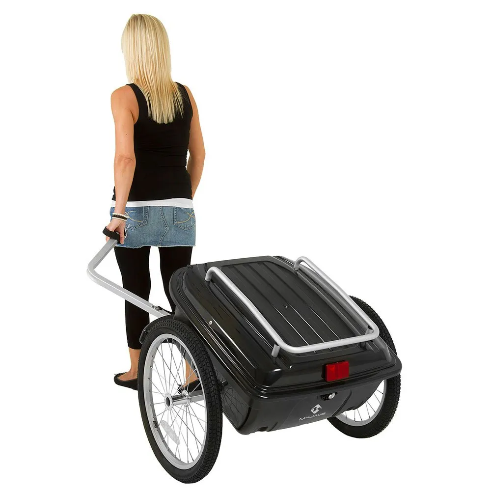 M-Wave Stalwart Trailer, Black, Max 25kg M-Wave Stalwart Trailer, Black, Max 25kg