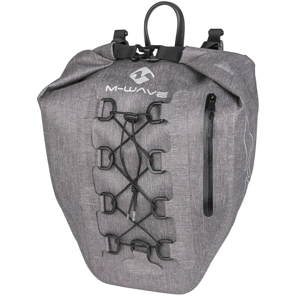M-Wave Suburban Carry Gepäckträgertasche 25l, Grey melange, One Size M-Wave Suburban Carry Gepäckträgertasche 25l, Grey melange, One Size