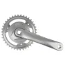 M-Wave Sxt Jis 1s Kurbelgarnitur, Silver, 170mm, 38t