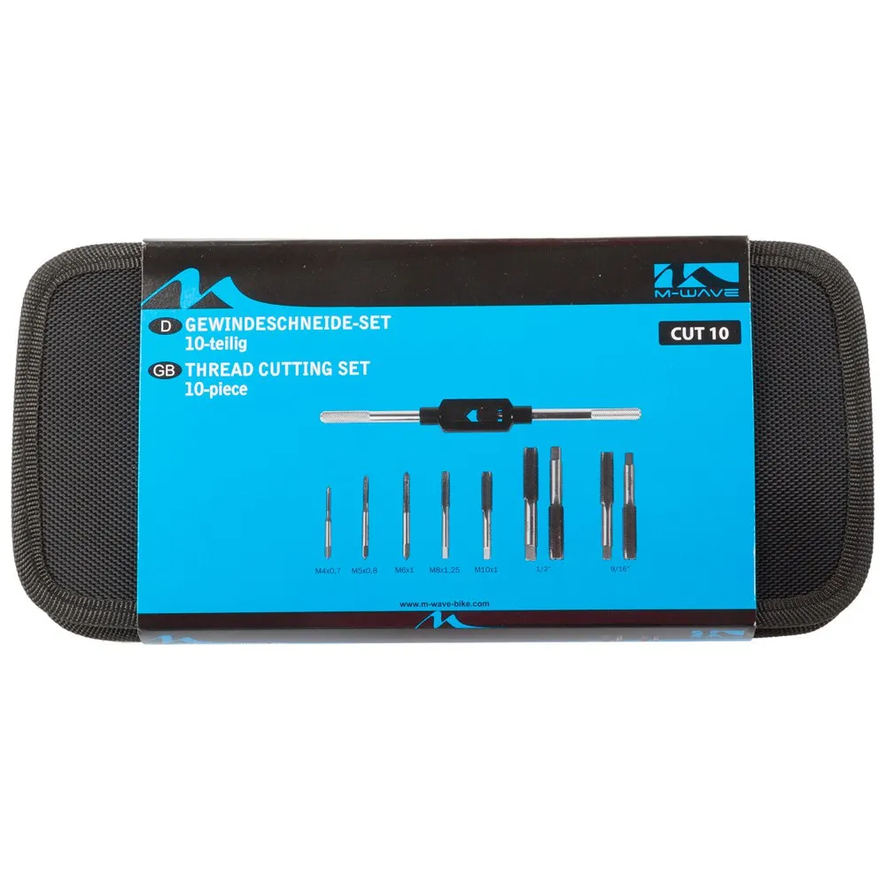 M-Wave Thread Cutting Set 10 Units Werkzeug, Black, One Size M-Wave Thread Cutting Set 10 Units Werkzeug, Black, One Size