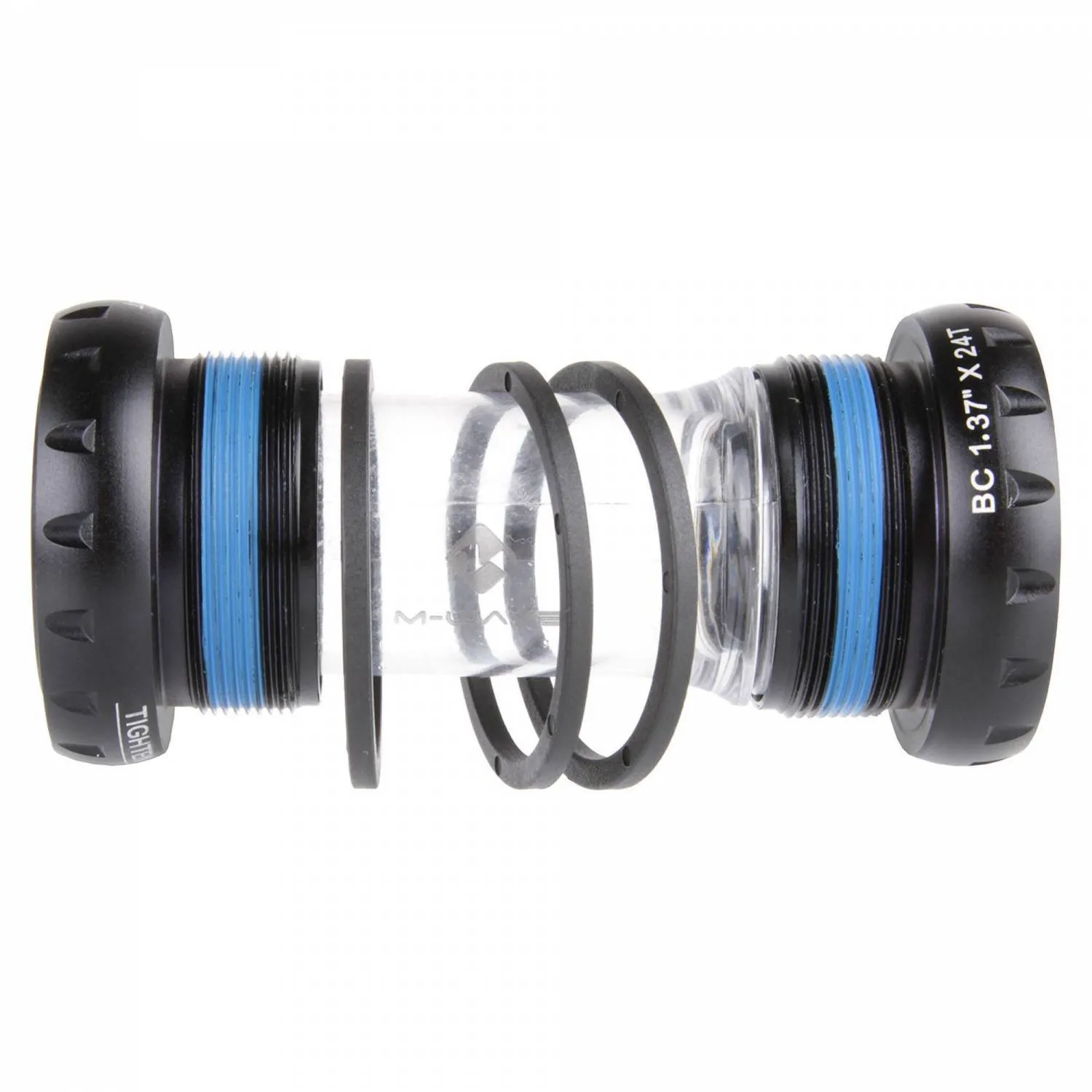 M-Wave Tretlagergehäuse BC Unisex, schwarz, 1.37 x 24mm