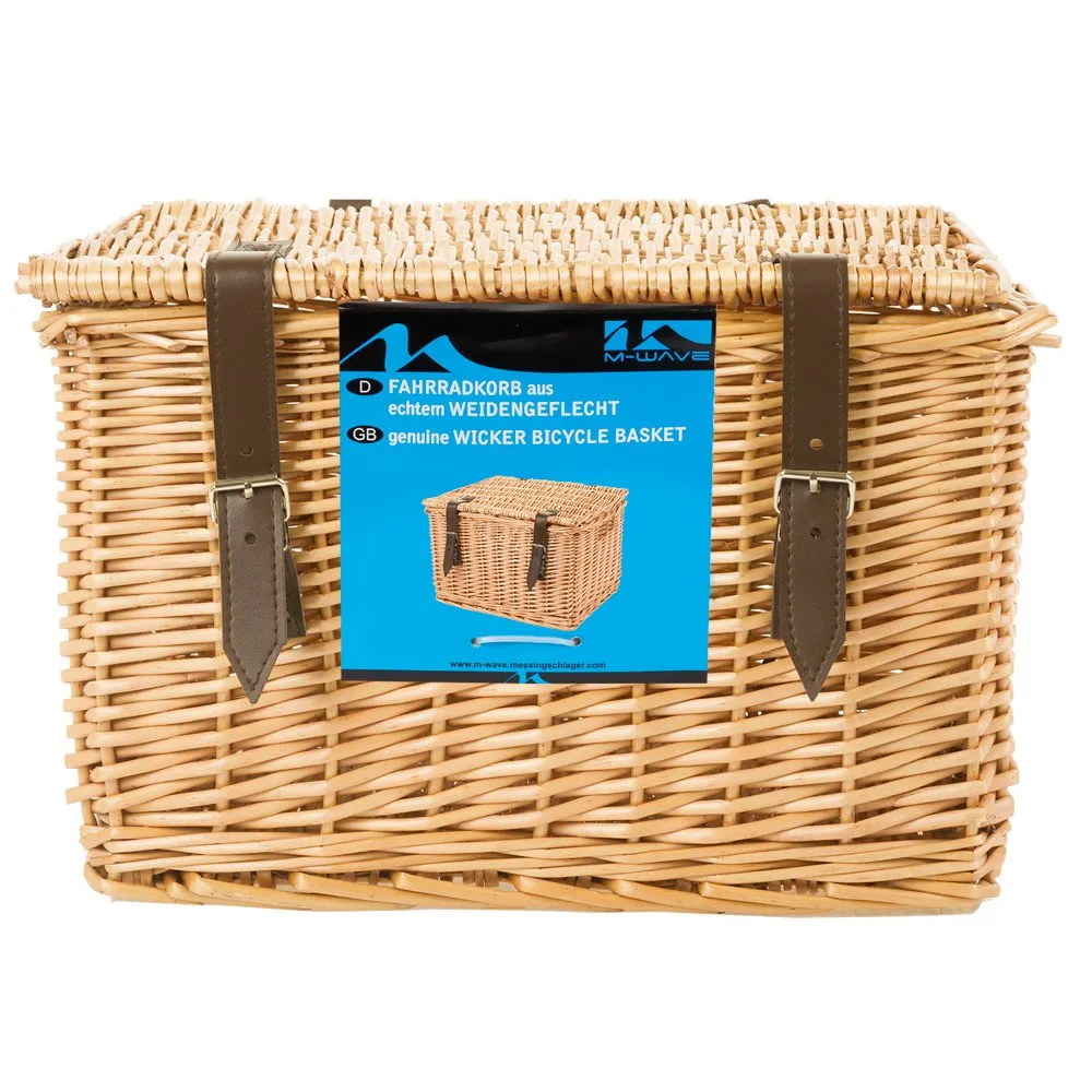 M-Wave Universal Wicker Korb, Brown, One Size M-Wave Universal Wicker Korb, Brown, One Size