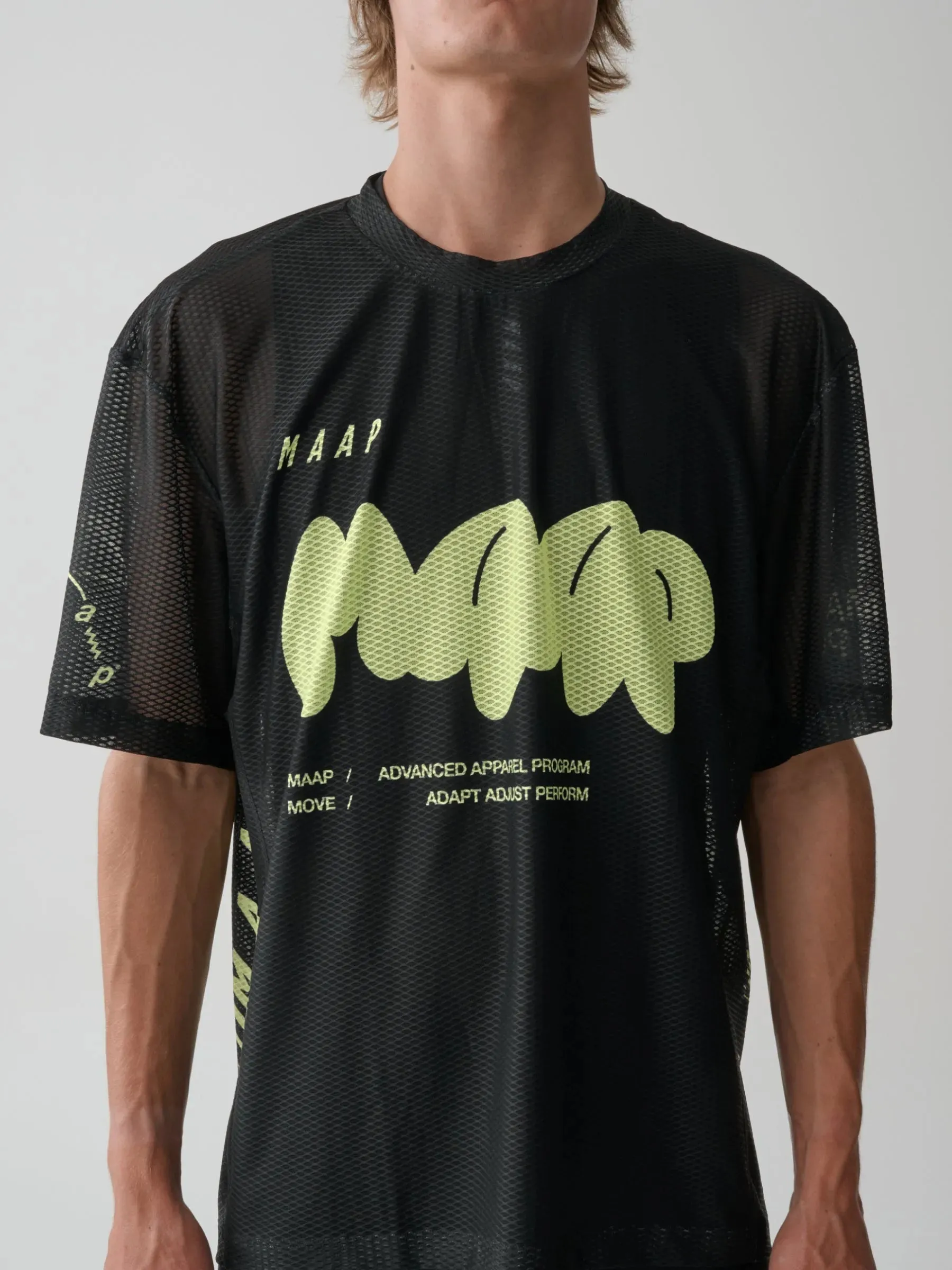 MAAP Aerate Mesh Tee, Schwarz, L MAAP Aerate Mesh Tee, Schwarz, L