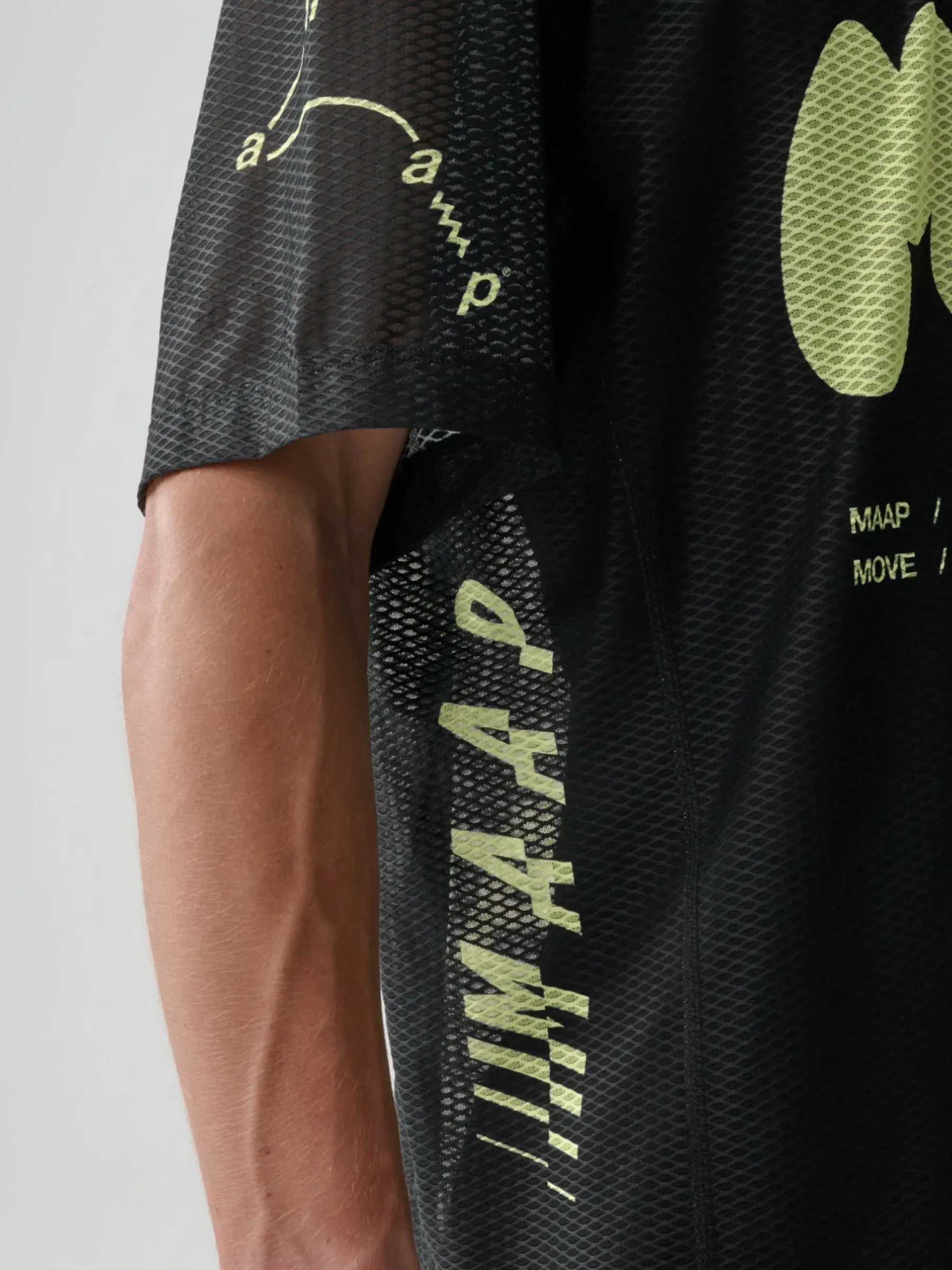 MAAP Aerate Mesh Tee, Schwarz, L MAAP Aerate Mesh Tee, Schwarz, L