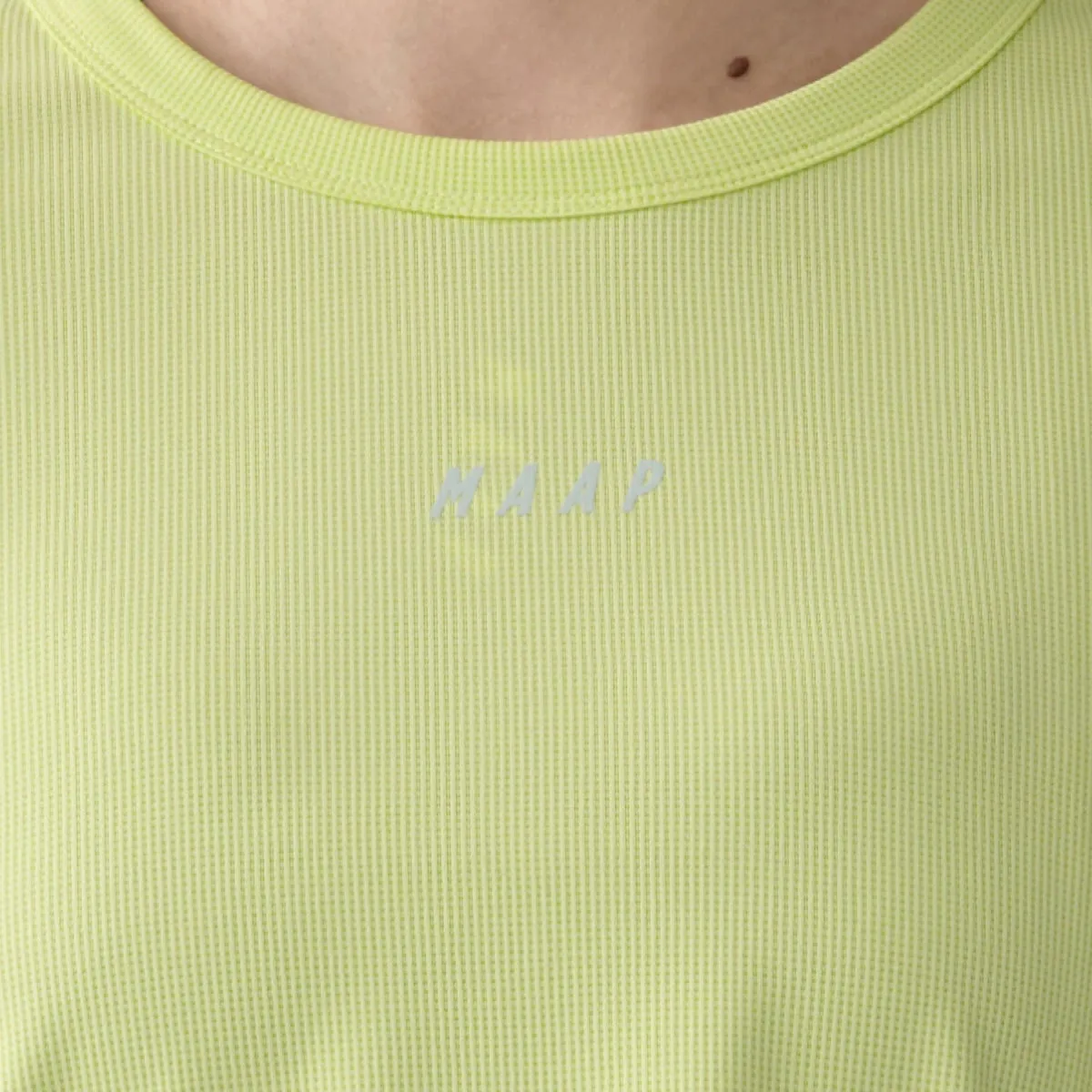 MAAP Alt Road Damen Cropped Tee, Shadow lime, M MAAP Alt Road Damen Cropped Tee, Shadow lime, M