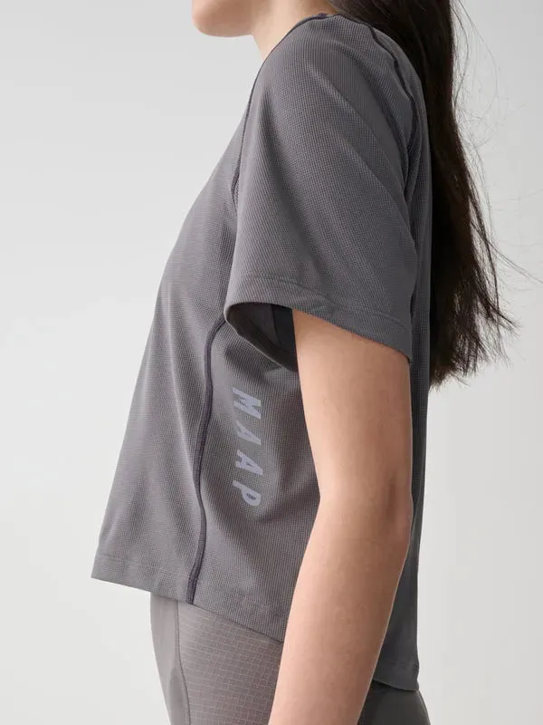 MAAP Damen's Alt Road Cropped Tee, Monolith, S MAAP Damen's Alt Road Cropped Tee, Monolith, S