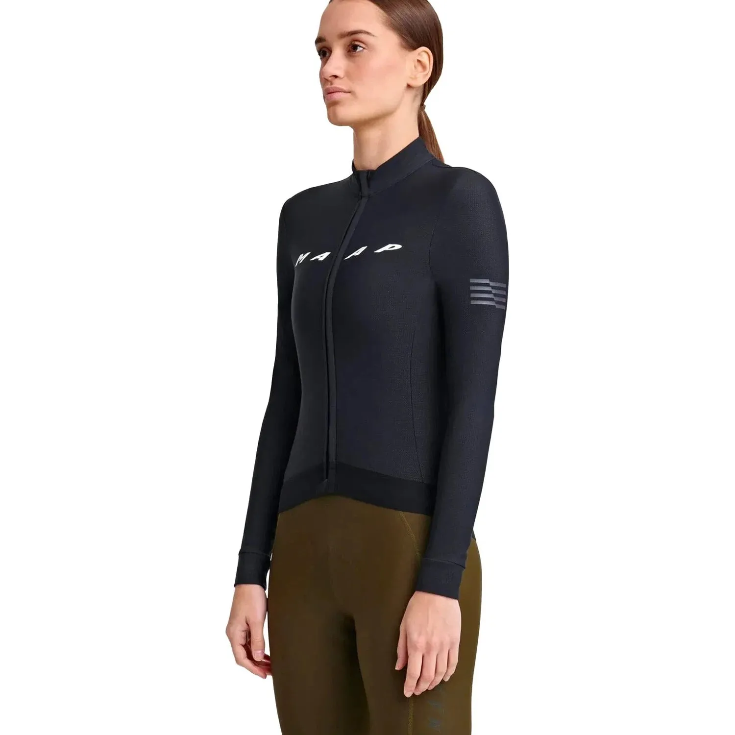 MAAP Evade Thermal LS Damentrikot, Schwarz aw2022 MAAP Evade Thermal LS Damentrikot, Schwarz aw2022