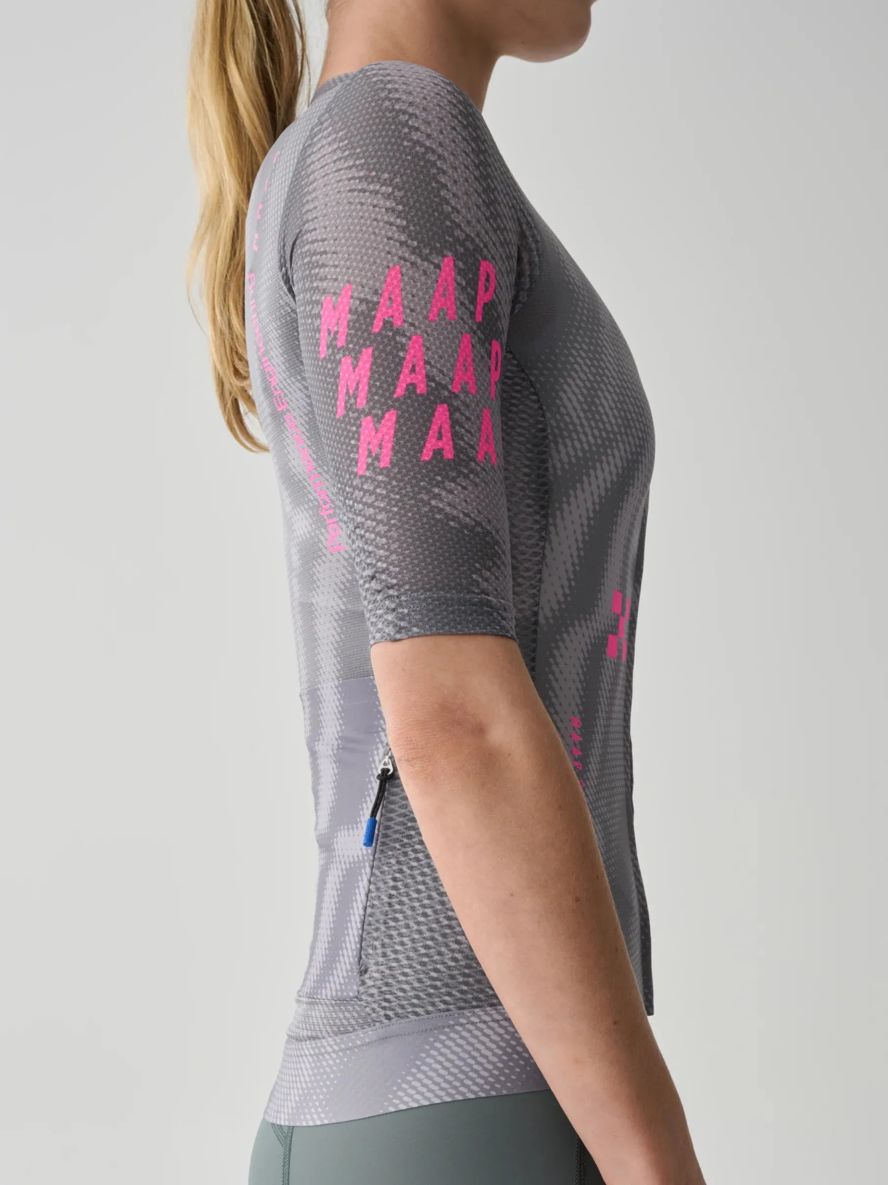 MAAP Privater Damen C.H Pro Air Trikot 3.0, Steel MAAP Privater Damen C.H Pro Air Trikot 3.0, Steel