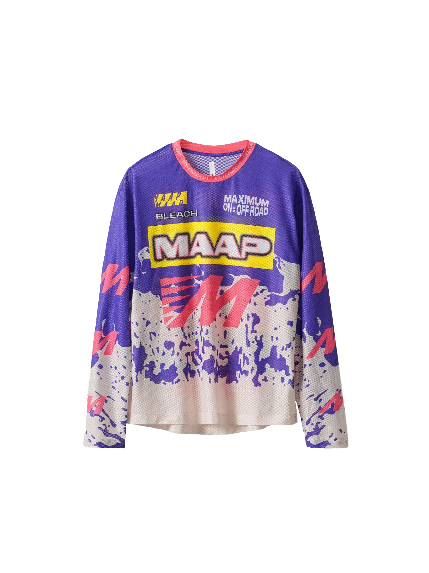 MAAP X BLEACH Mesh Langarm Tee, Purple mix, S MAAP X BLEACH Mesh Langarm Tee, Purple mix, S