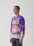 MAAP X BLEACH Mesh Langarm Tee, Purple mix, S