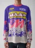MAAP X BLEACH Mesh Langarm Tee, Purple mix, S