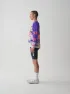 MAAP X BLEACH Mesh Langarm Tee, Purple mix, S
