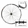 Mach1 Fahrradrad D. Neo 32H - HB-RM33 9x100 Unisex, schwarz, 29"