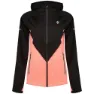 Black / neon coral