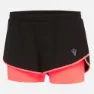 Macron Tricia 2.5 Micro 2 In 1 Kurze Hose female, Black / neon coral