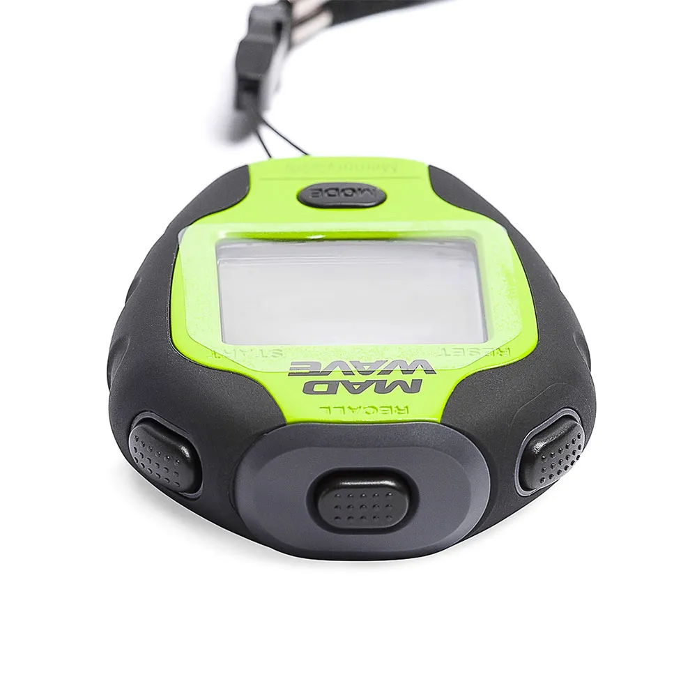 Madwave 200 Memory Stoppuhr unisex, Green, One Size