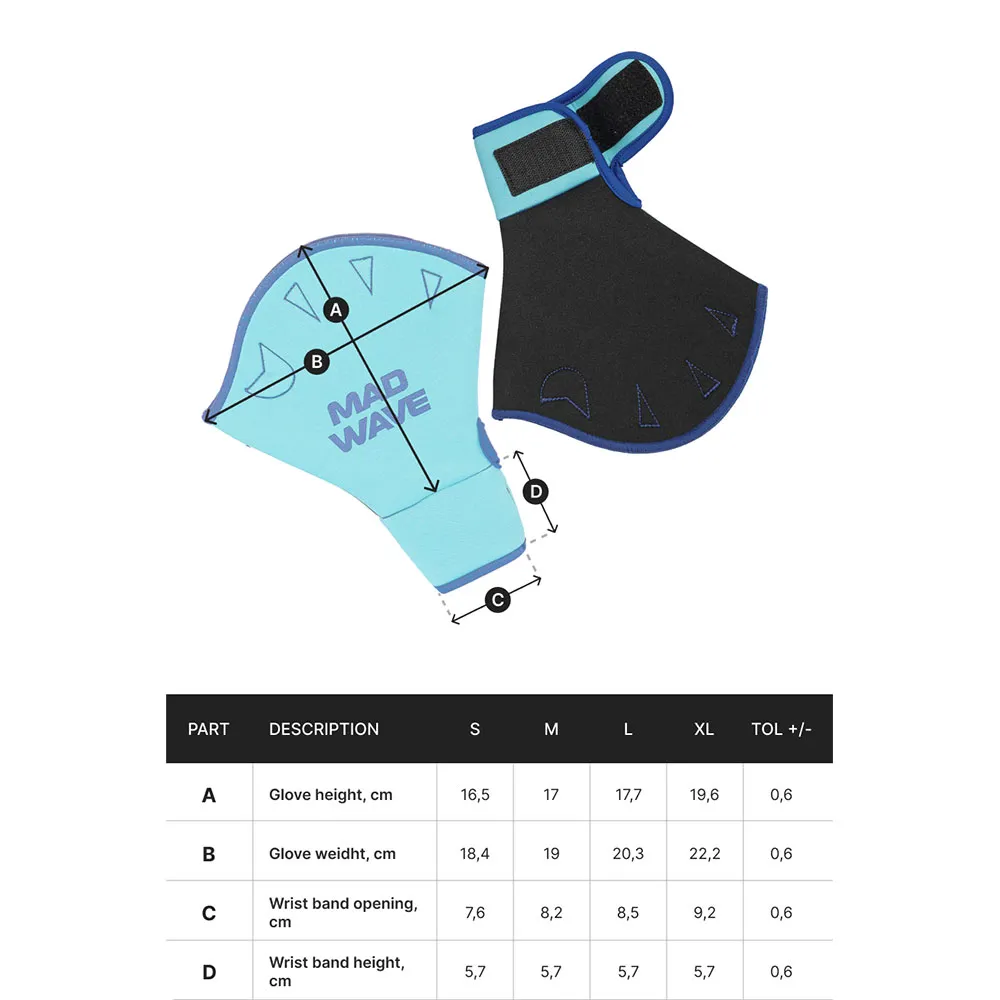 Madwave Aquafitness Schwimmhandschuhe Madwave Aquafitness Schwimmhandschuhe