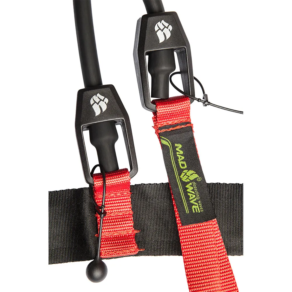 Madwave Long Widerstandstraining Gürtel, Red Madwave Long Widerstandstraining Gürtel, Red